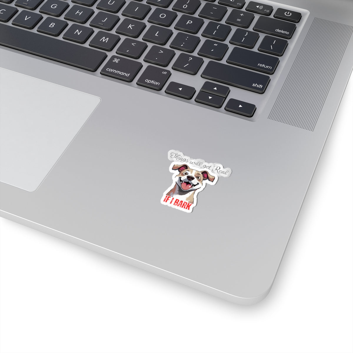 Playful Dog Sticker for placing anywhere you like