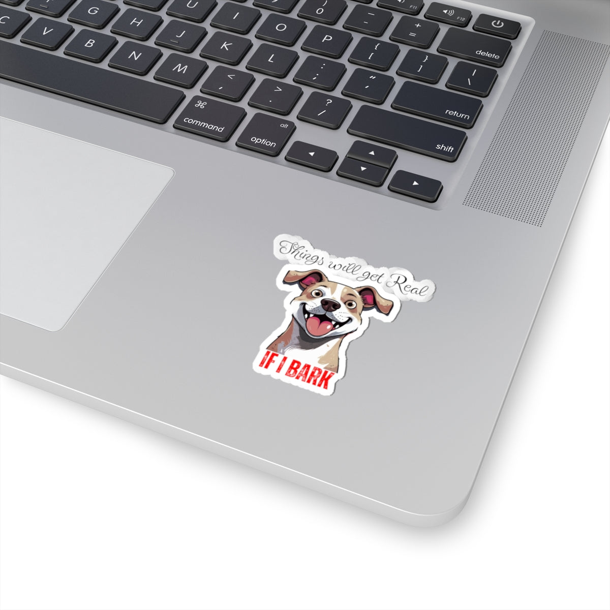 Playful Dog Sticker for placing anywhere you like