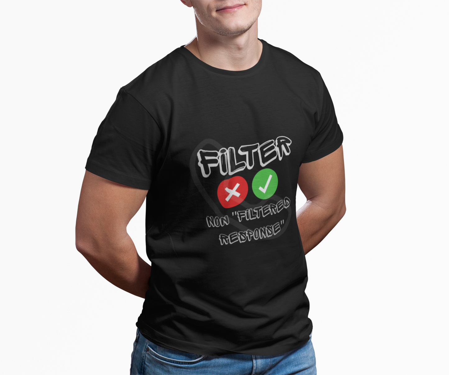 Filter Graphic T-Shirt, Casual Wear