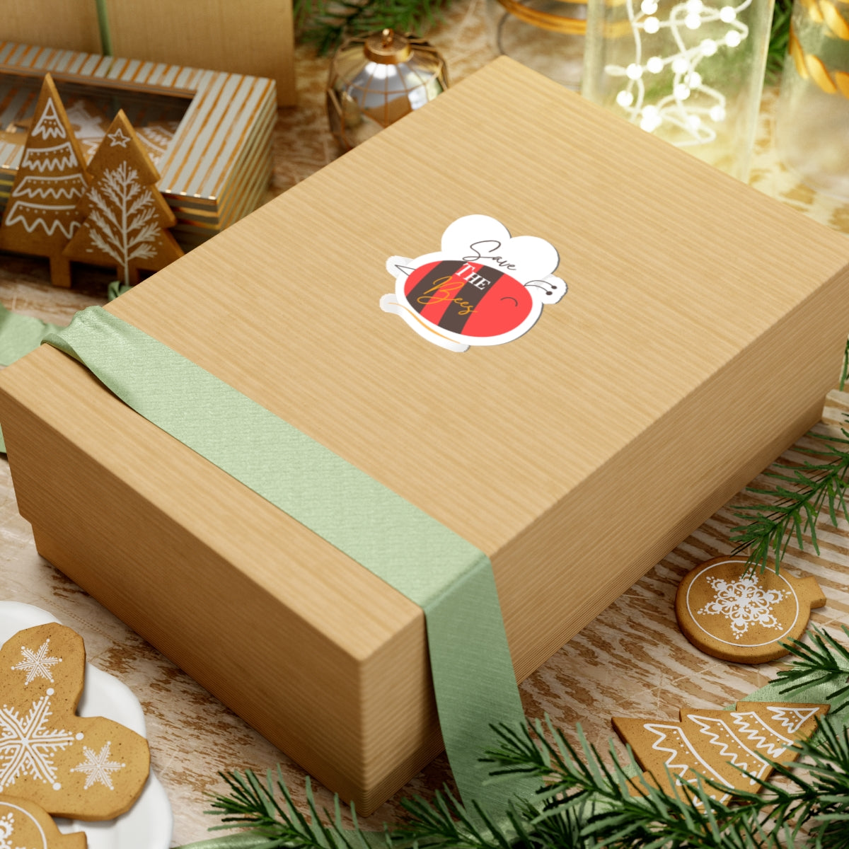 Save The Bees Cut Out Stickers, Eco-Friendly Sticker Pack