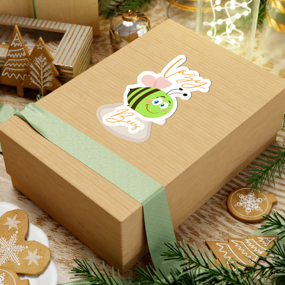 Sticker Cute Lazy Bee Short Fun Sentence