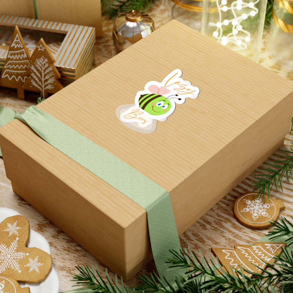 Sticker Cute Lazy Bee Short Fun Sentence