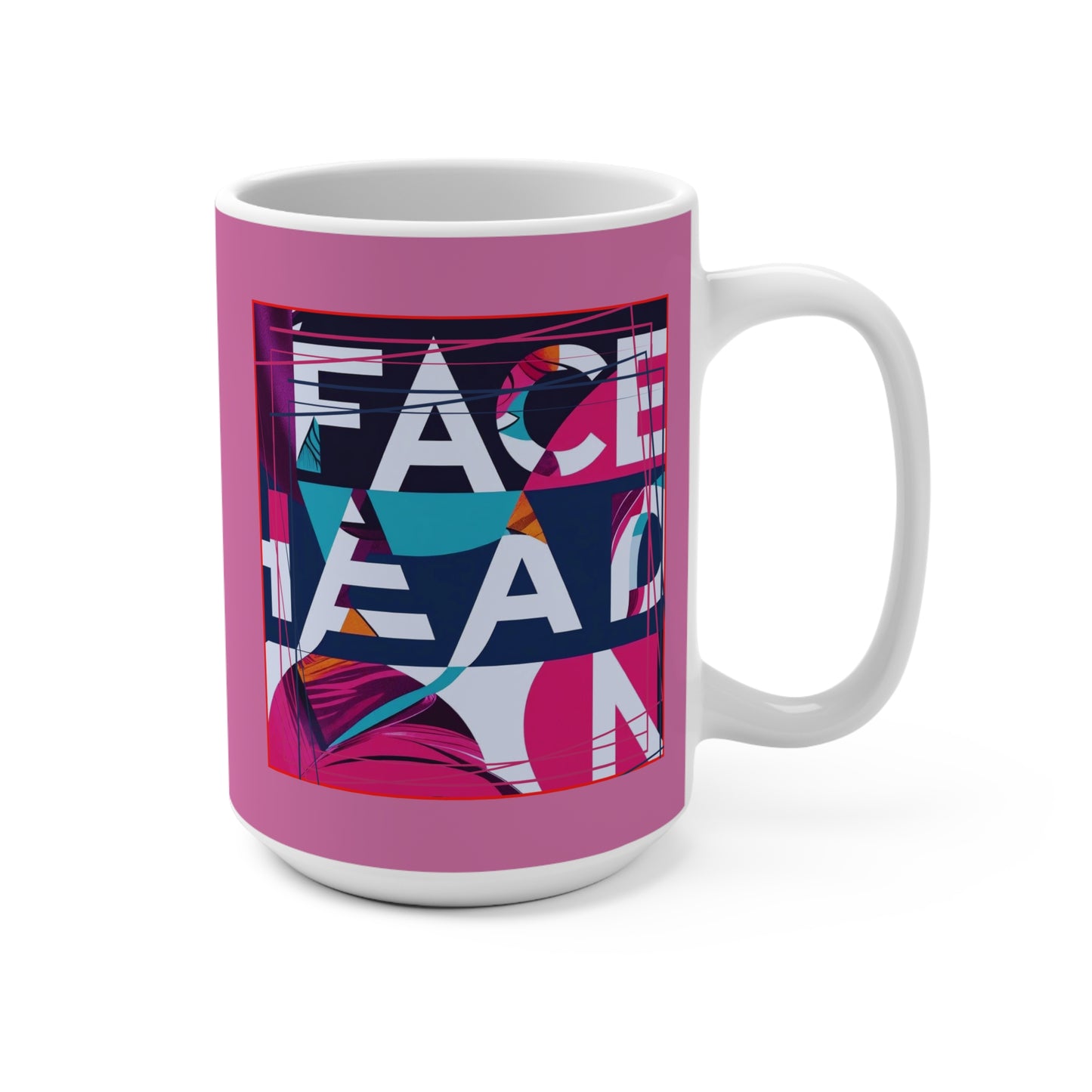 Colorful Abstract Motivational Mug | 15oz Coffee Cup
