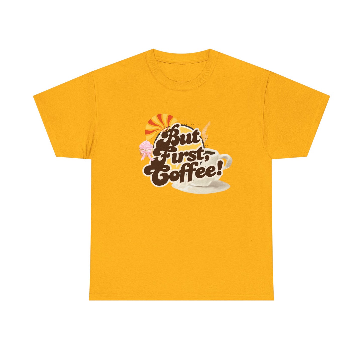 Coffee Lover Unisex Heavy Cotton Coffee T-Shirt,