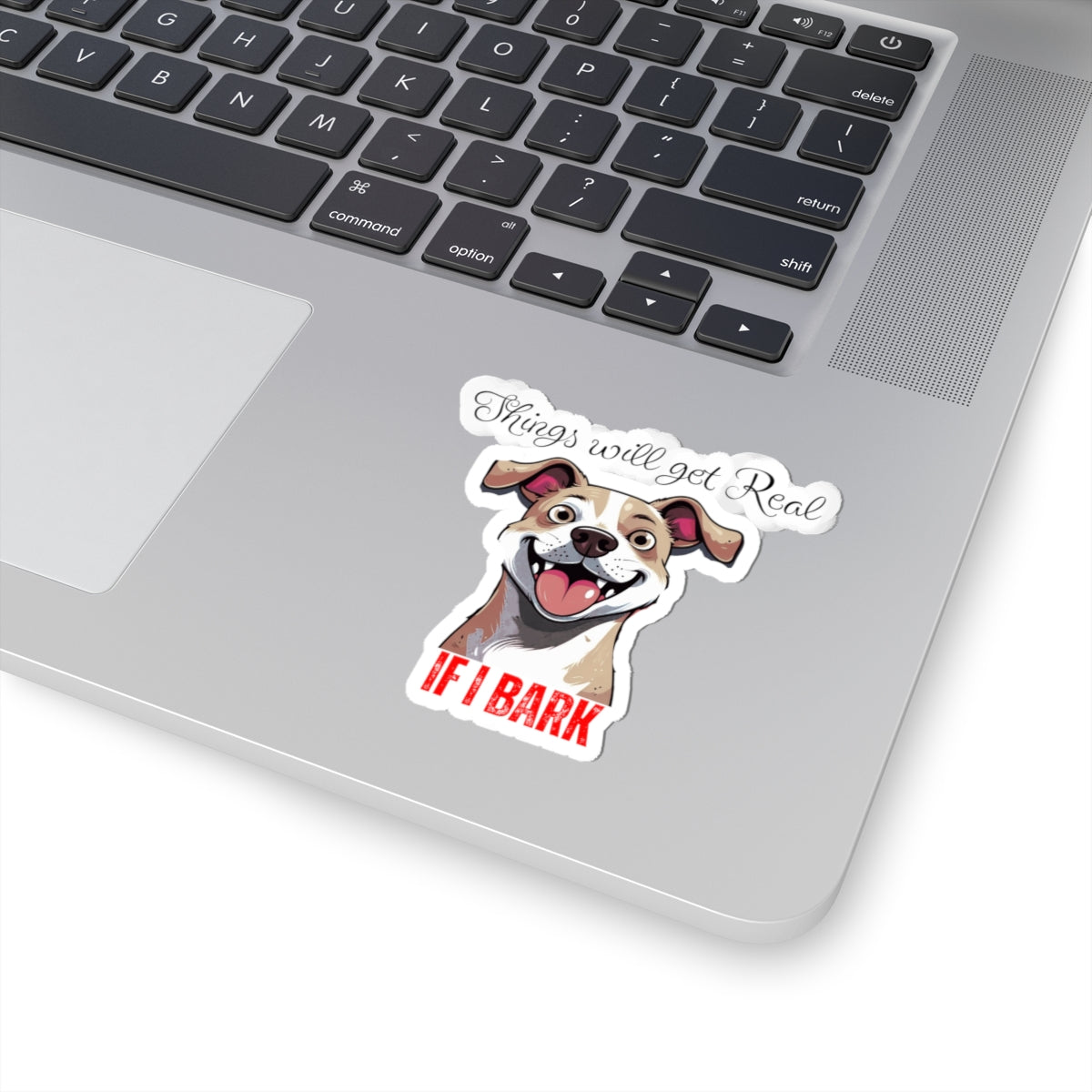 Playful Dog Sticker for placing anywhere you like