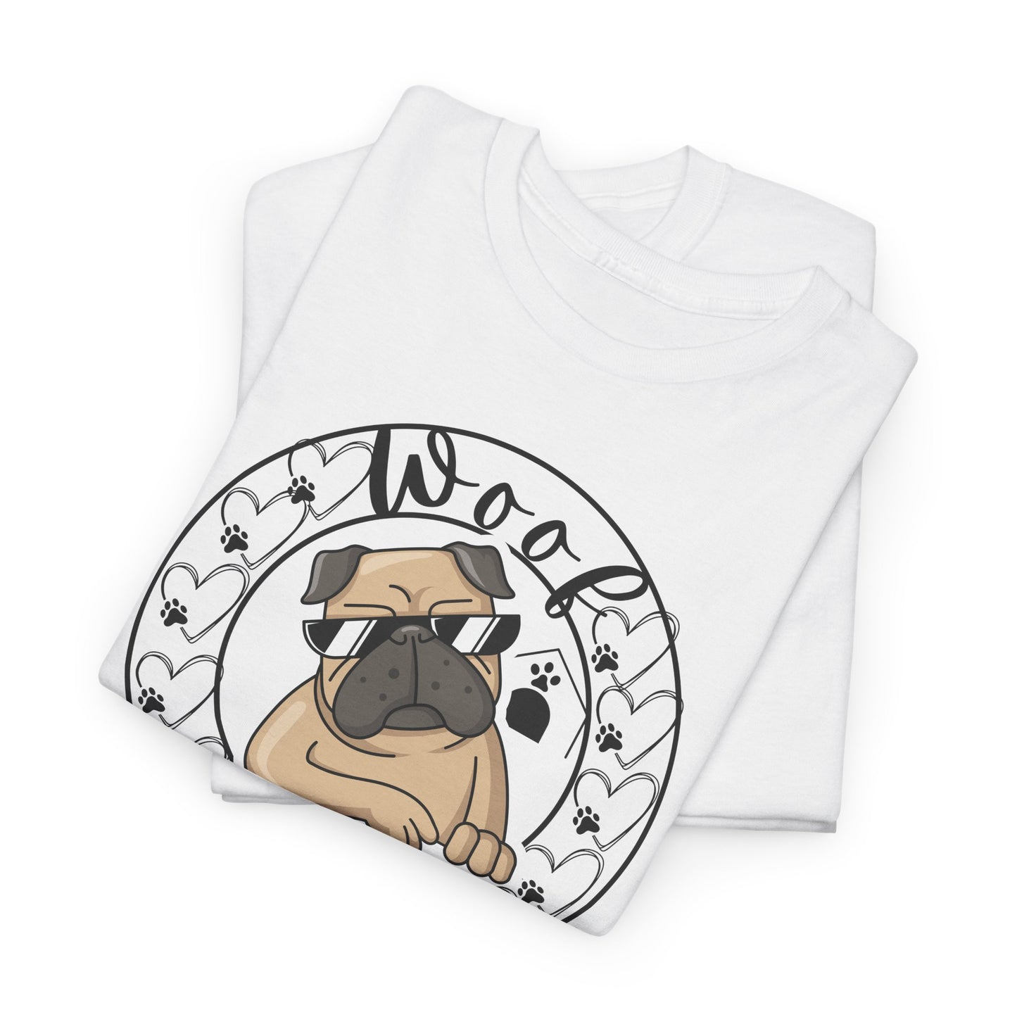 funny Pug Dog themed Tshirt Unisex