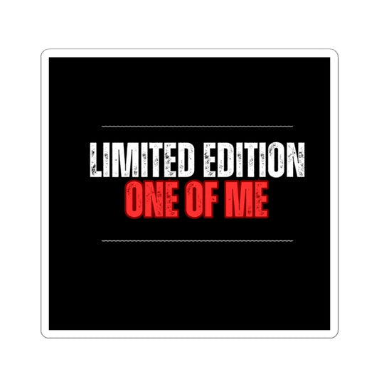 Limited Edition One of Me  Unique Stickers