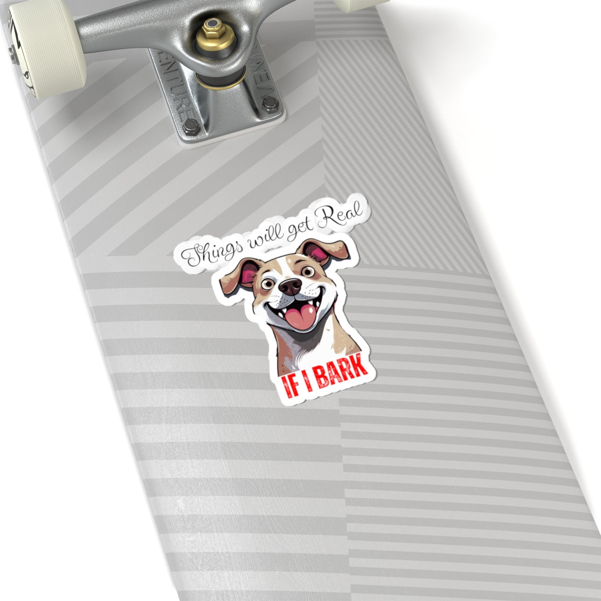 Playful Dog Sticker for placing anywhere you like