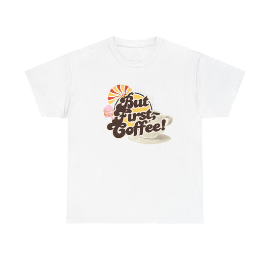 Coffee Lover Unisex Heavy Cotton Coffee T-Shirt,