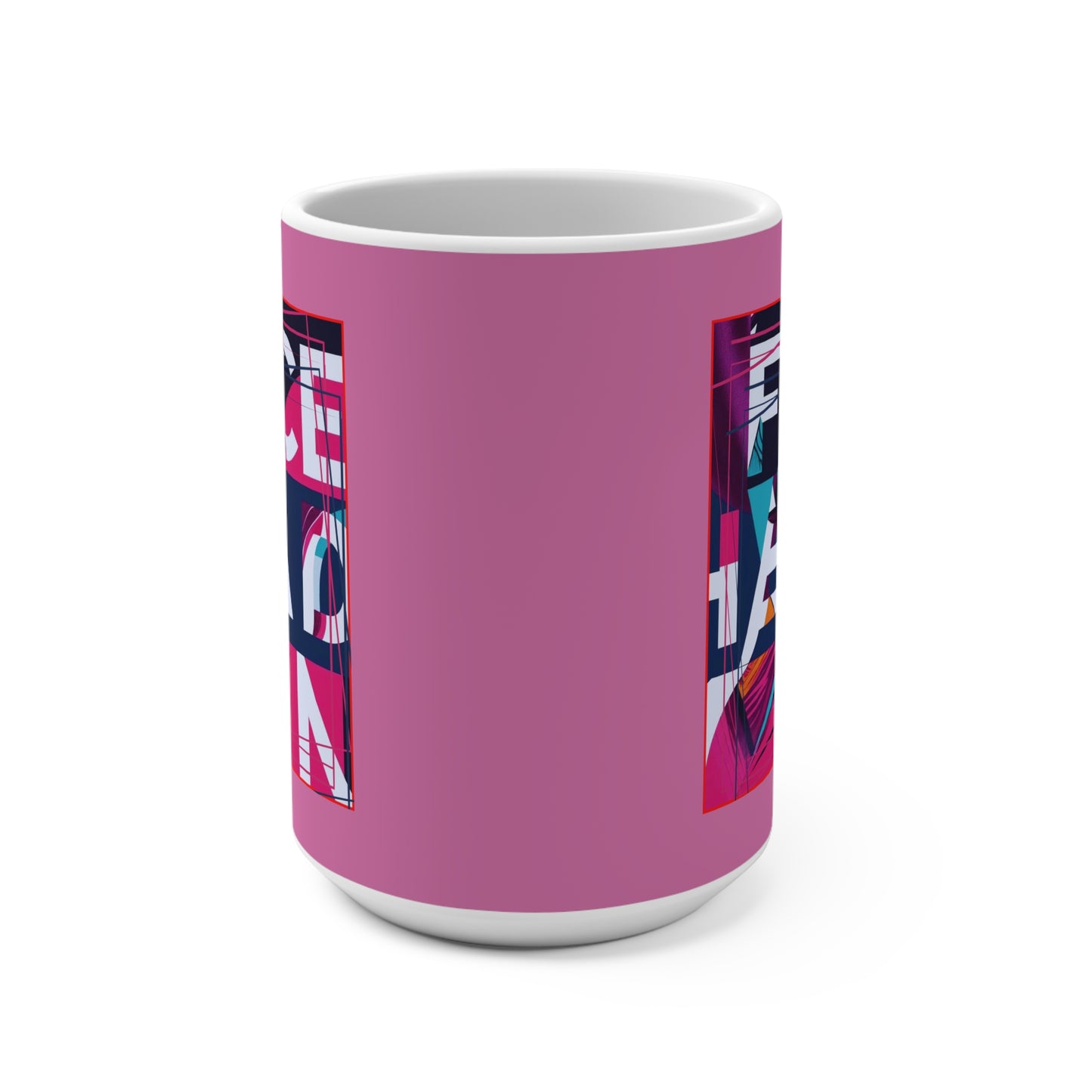 Colorful Abstract Motivational Mug | 15oz Coffee Cup