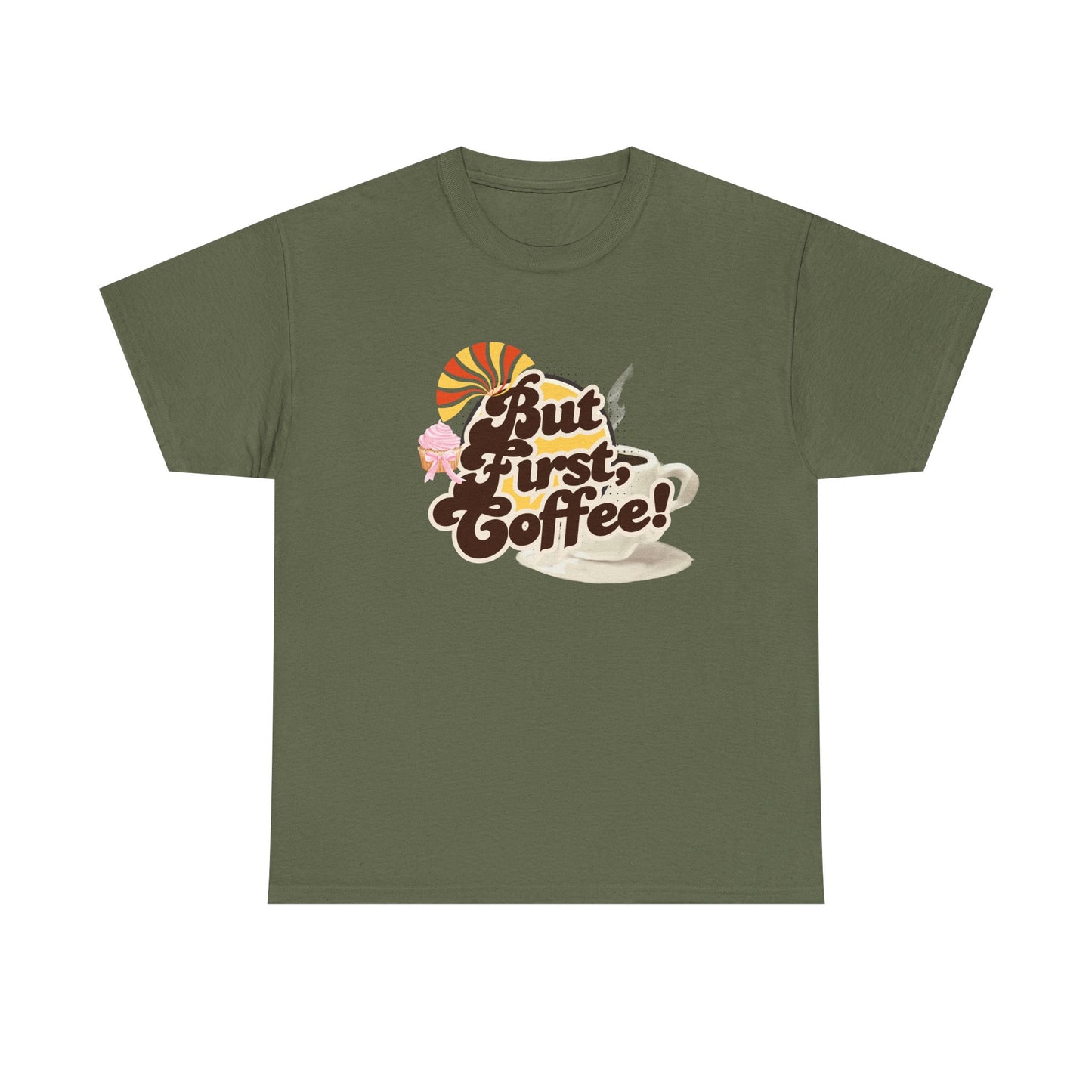 Coffee Lover Unisex Heavy Cotton Coffee T-Shirt,