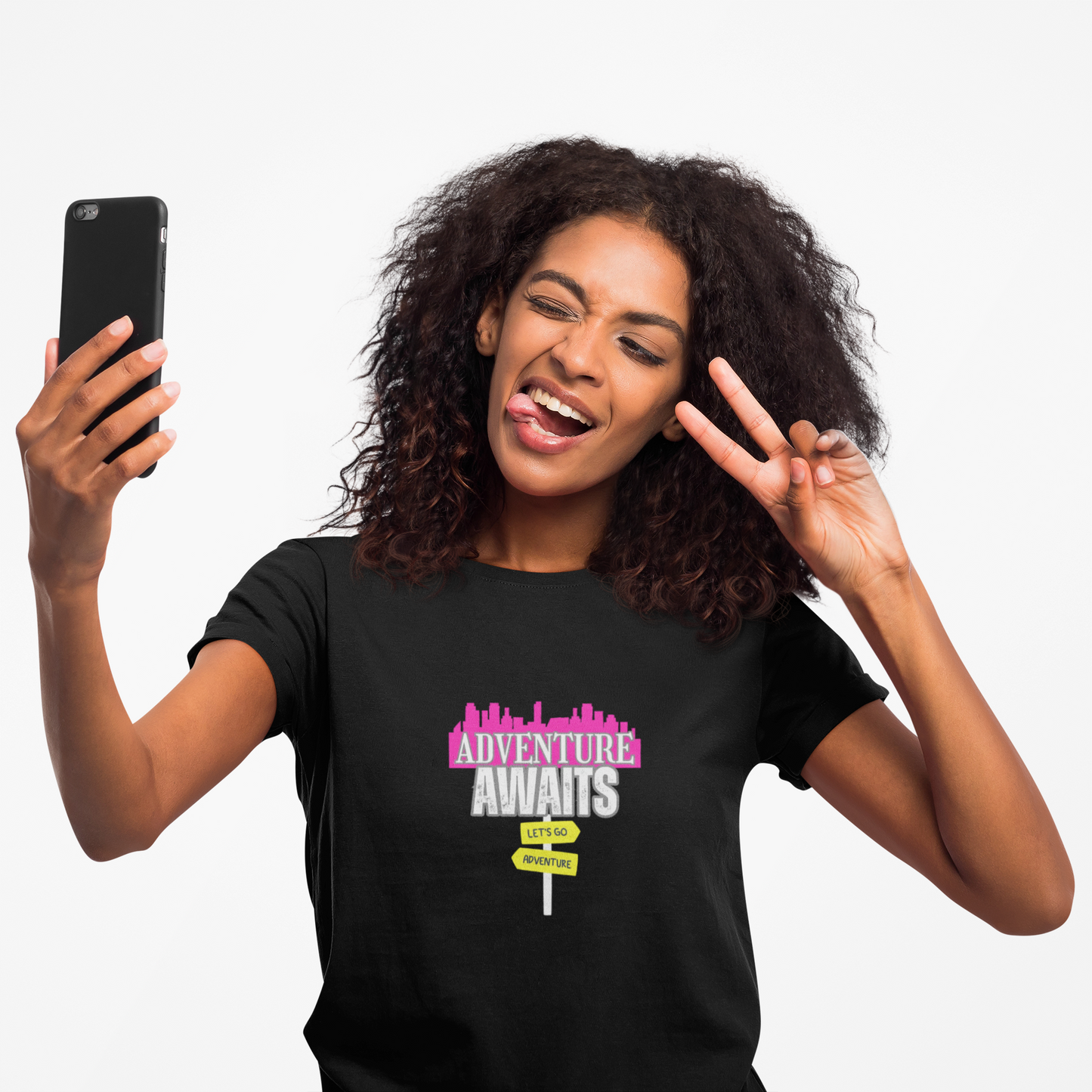 Adventure Await Unisex T-Shirt with Quote