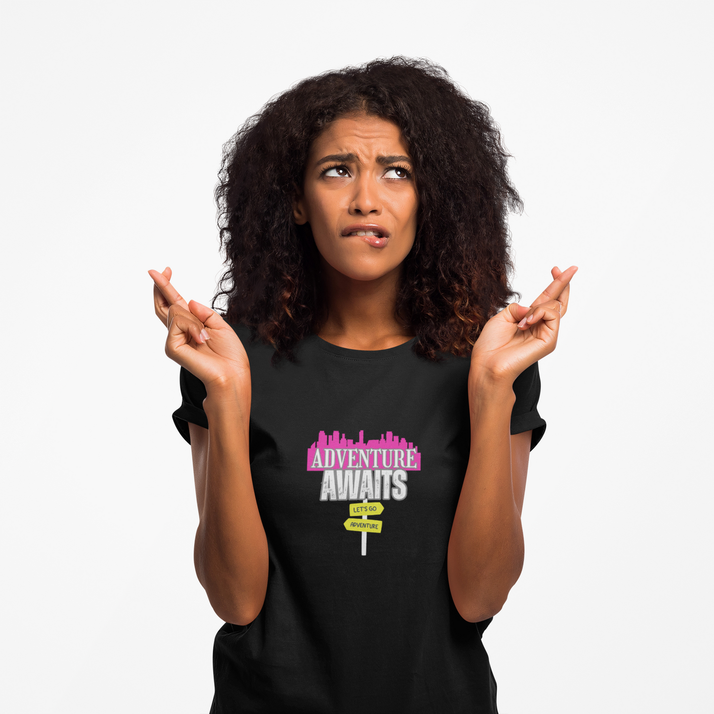 Adventure Await Unisex T-Shirt with Quote
