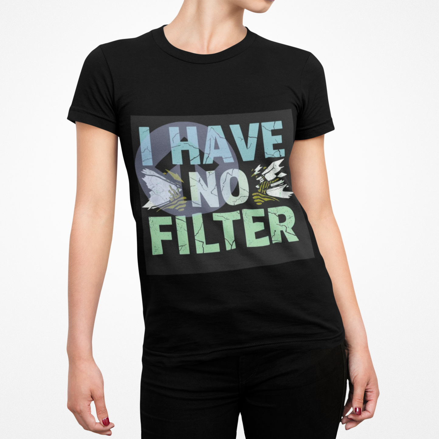 I Have No Filter Unisex Heavy Cotton Tee | Casual Graphic Shirt