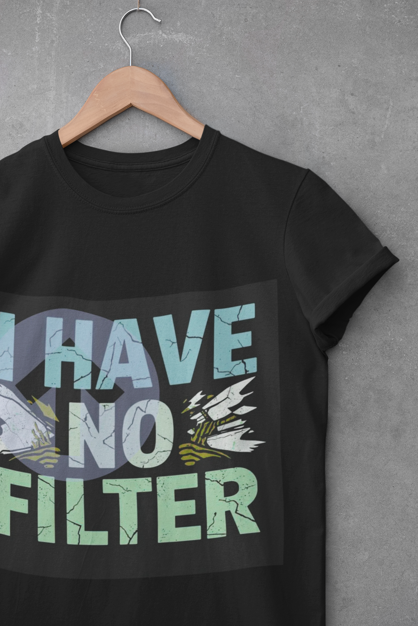 I Have No Filter Unisex Heavy Cotton Tee | Casual Graphic Shirt