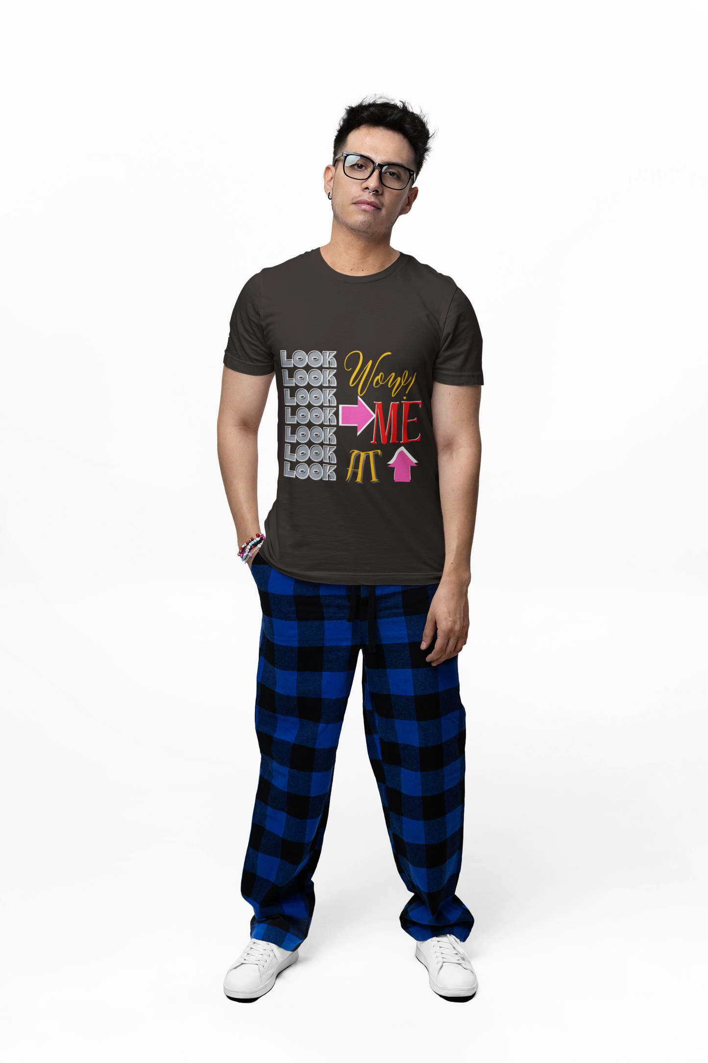 Look at Me Fun Graphic T-Shirt, Trendy Casual Wear, Fashion