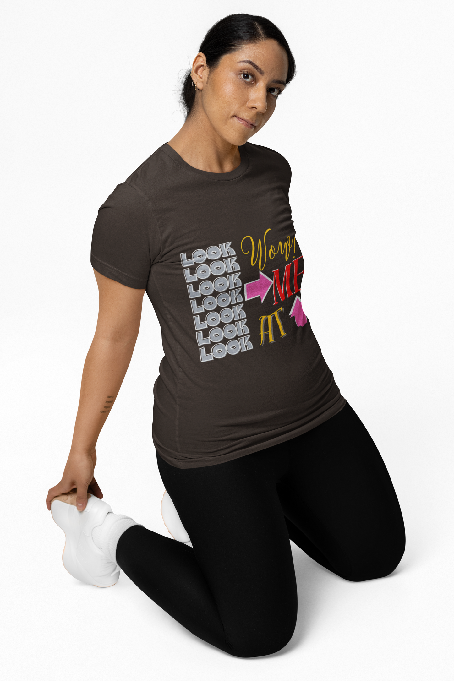 Look at Me Fun Graphic T-Shirt, Trendy Casual Wear, Fashion