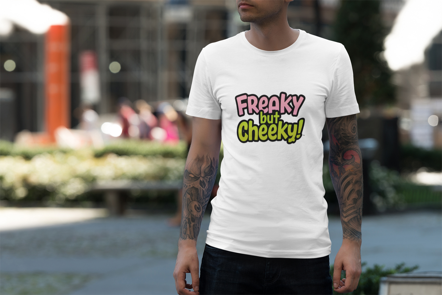 Freaky but Cheeky T-Shirt - Fun Graphic Tee