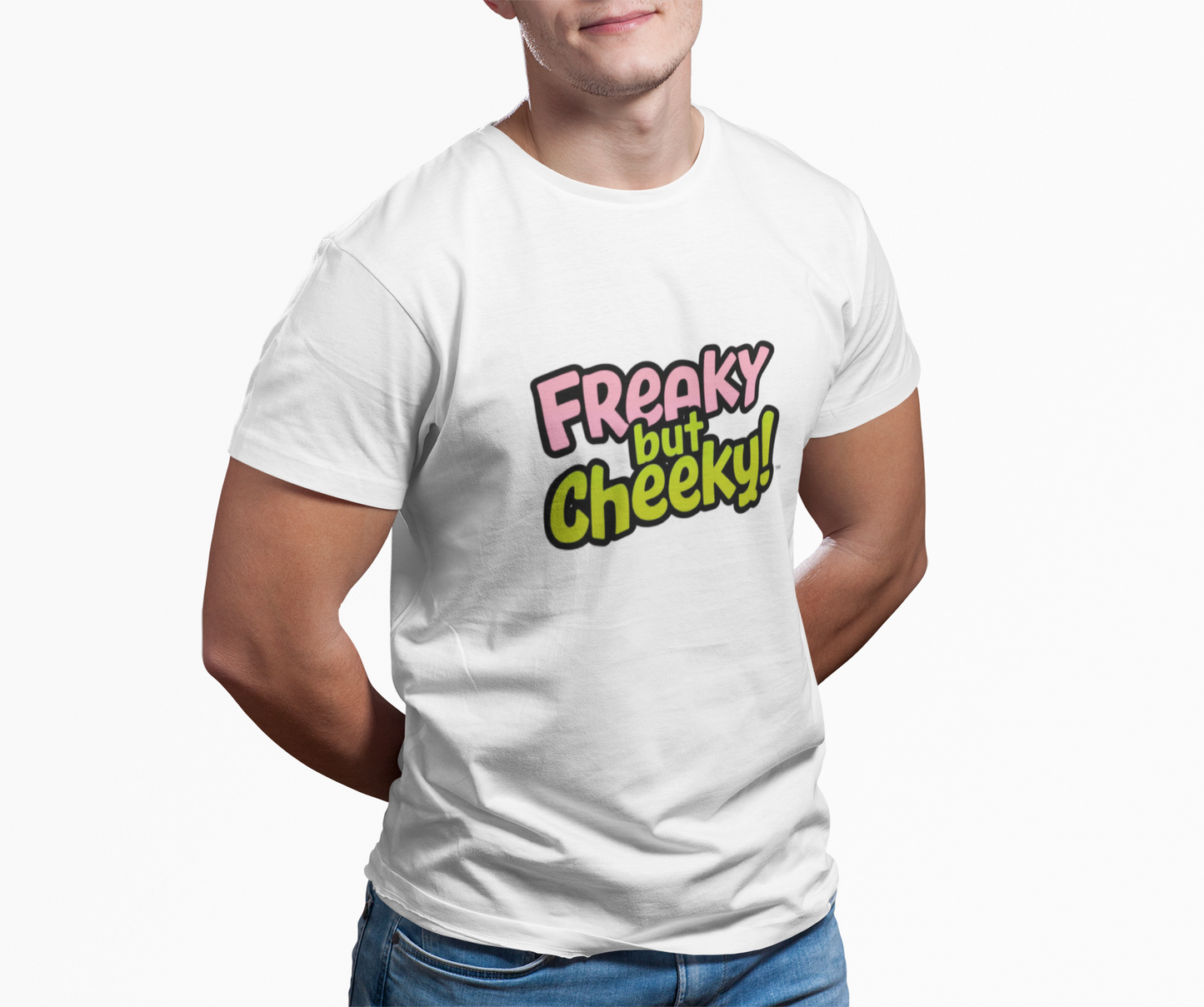 Freaky but Cheeky T-Shirt - Fun Graphic Tee