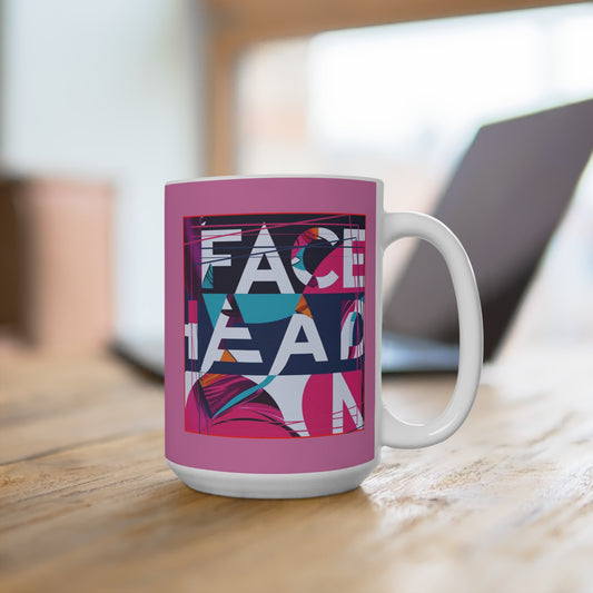 Colorful Abstract Motivational Mug | 15oz Coffee Cup