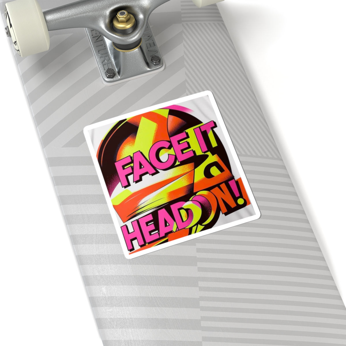 Colorful  Stickers, Face it Head On