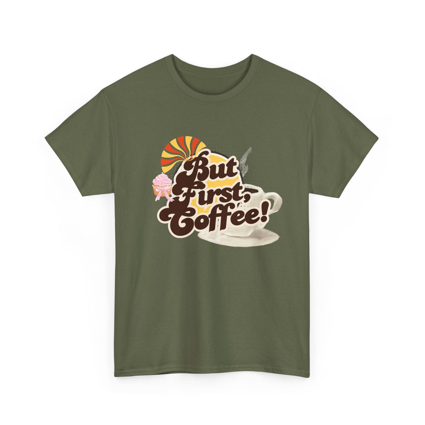 Coffee Lover Unisex Heavy Cotton Coffee T-Shirt,