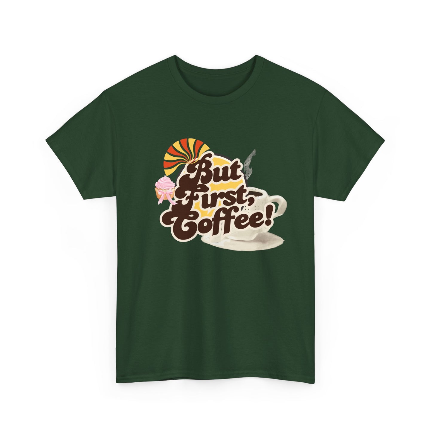 Coffee Lover Unisex Heavy Cotton Coffee T-Shirt,