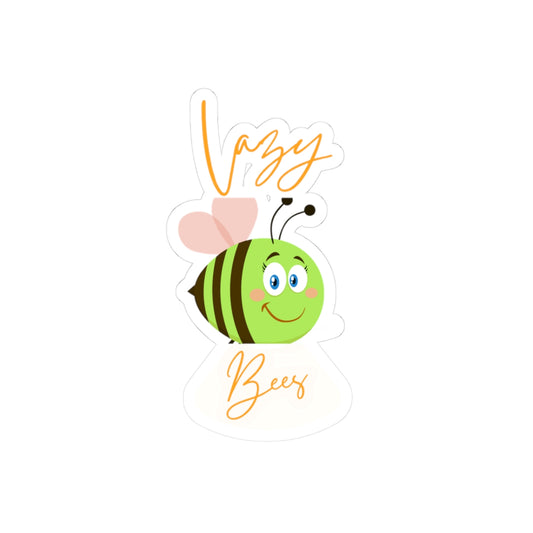 Sticker Cute Lazy Bee Short Fun Sentence